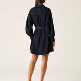 MOS THE LABEL - Ana Denim Shirt Mini Dress - Indigo