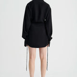 SUBOO - Halley Mini Shirt Dress - Black