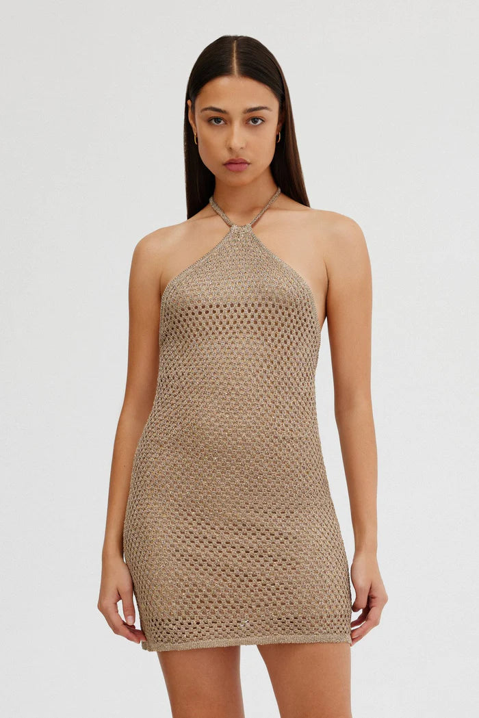 Significant Other - Siena Mini Dress - Gold