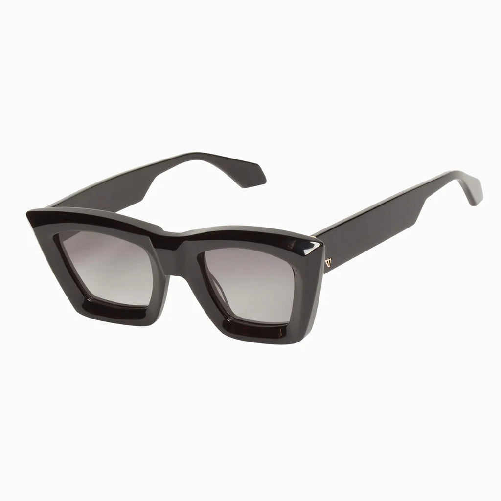 Valley Eyewear - Soho - Gloss Black / Black Gradient Lense