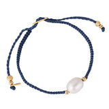 FAIRLEY - Pearl Rope Bracelet - Navy