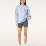 P.E NATION - Summit Sweat - Heather Blue