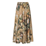KARMAMIA - Savannah Skirt - Tan Bloom