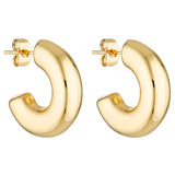 PORTER - Medium Chubby Hoops