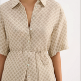 NUDE LUCY - Cosmos Cupro Shirt - Cosmos