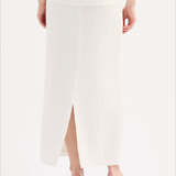 NUDE LUCY - Danika Maxi Skirt - Salt