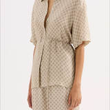 NUDE LUCY - Cosmos Cupro Shirt - Cosmos