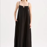 NUDE LUCY - Axel Maxi Dress - Black
