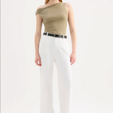 NUDE LUCY - Ace Tencel Denim Pant - White