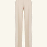 SHONA JOY - Irena Pintuck Straight Leg Pant - Bone