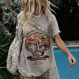 SPELL - Coco Cantina Biker Tee - Taupe