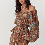 SPELL - Mojave Lily Tunic Dress - Amber