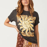 SPELL - Moonlight Biker Tee - Charcoal