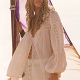 SPELL - Teodora Blouse - White Smoke
