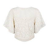 SPELL - Free Love Lace Crop - Vintage Cream