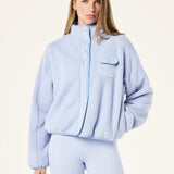 P.E NATION - Takeover Jacket - Heather Blue