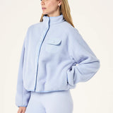 P.E NATION - Takeover Jacket - Heather Blue