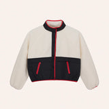 P.E NATION - Technique Quilt Jacket - Whisper White / Marine Blue