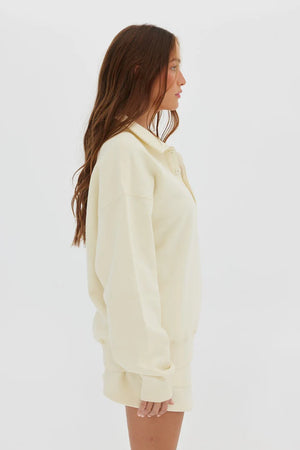 TOAST SOCIETY - TS Collared Polo Sweater - Butter