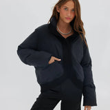 TOAST SOCIETY - Curved Front Puffer - Black