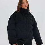 TOAST SOCIETY - Patterned Puffer - Black