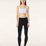 P.E NATION - Vita F/L Legging - Black / Heather Blue