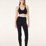P.E NATION - Vita F/L Legging - Black / Heather Blue