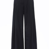 MOSSMAN - Vanderbilt Wide Leg Pant - Pinstripe