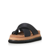 ALIAS MAE - Venga - Black Leather / Sherling