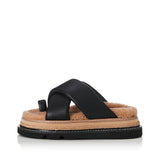 ALIAS MAE - Venga - Black Leather / Sherling