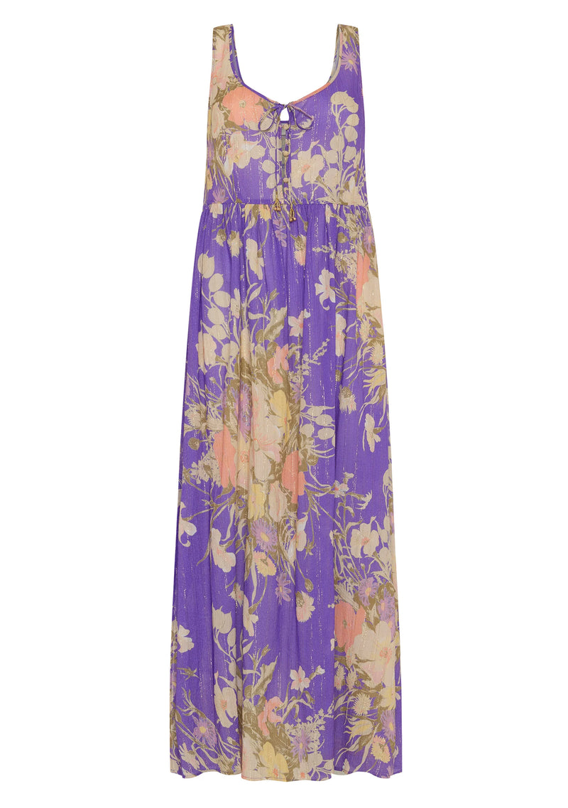 Auguste - Beachside Maxi Dress - Lavender Floral