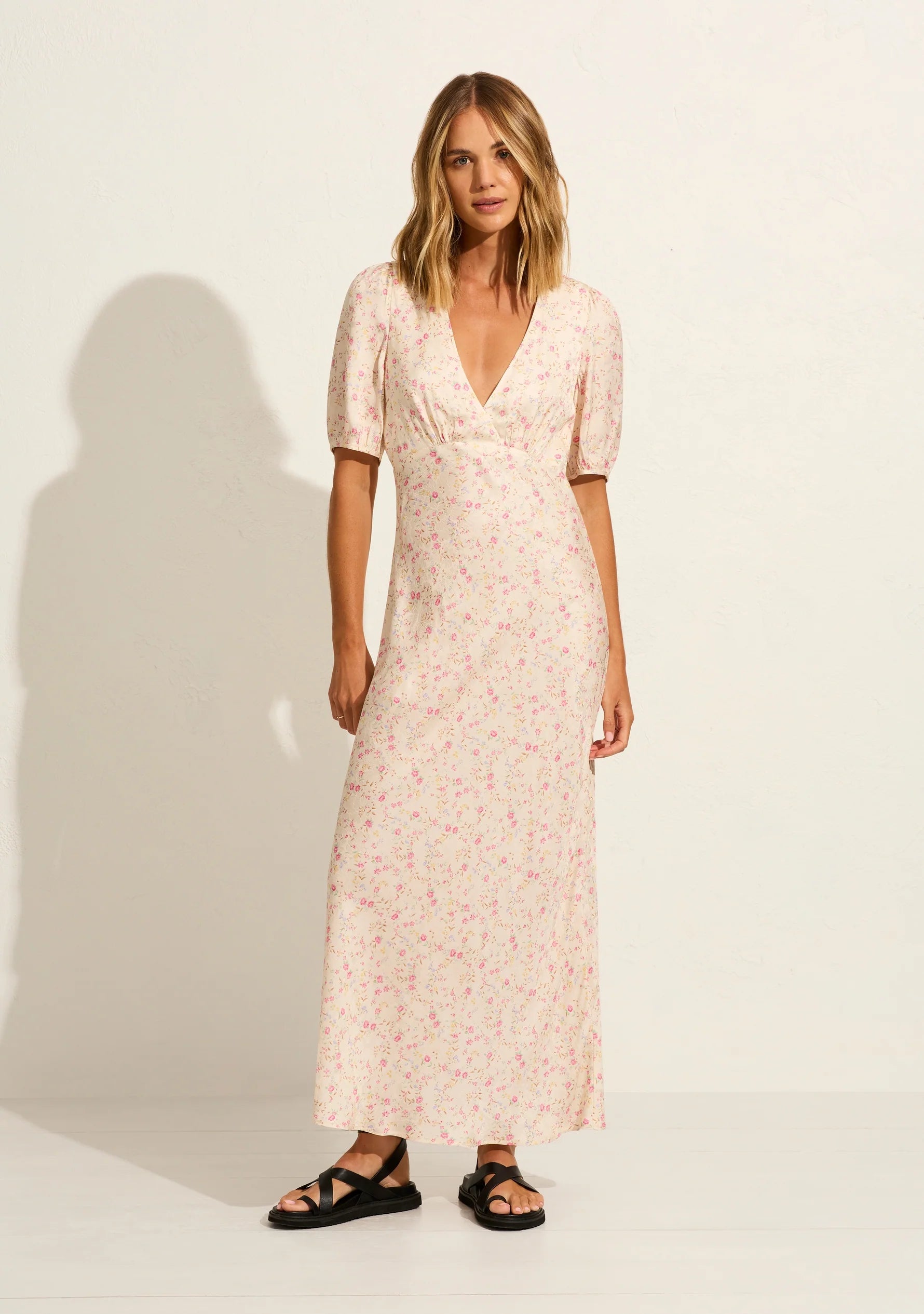 AUGUSTE - Pamela Midi Dress - Off White Gigi Belle Boutique AUGUSTE - Pamela Midi Dress - Off White Gigi Belle Boutique