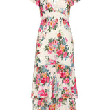 AUGUSTE - Allison Midi Dress - Iris Floral