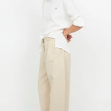 BEC + BRIDGE - Silo L/S Top - White/Ink