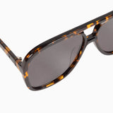 VALLEY EYEWEAR - Bang Dark Tortoise W / Matte Black Metal Trim / Black Lens