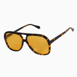 VALLEY EYEWEAR - Bang Dark Tortoise w. Matte Black Metal Trim / Orange Lens
