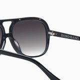 VALLEY EYEWEAR - Bang Bang - Gloss Black w. Gold Metal / Black Gradient Lens