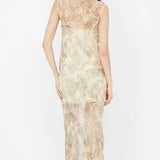 BEC + BRIDGE - Shyla Boat Neck Dress - Faded Paisley