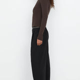 BEC + BRIDGE - Siera Long Sleeve Top - Dark Chocolate