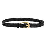 Sancia - Brindisi Woven Belt - Vegetable Black