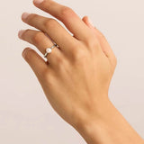 BY CHARLOTTE - Endless Grace Pearl Ring | Silver