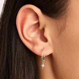 BY CHARLOTTE - Starlight Hoops | Sterling Silver