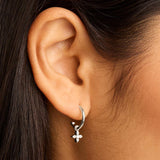 BY CHARLOTTE - Live in Light Hoops - Sterling Silver