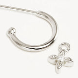 BY CHARLOTTE - Live in Light Hoops - Sterling Silver