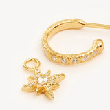 BY CHARLOTTE - Dancing in Starlight Hoops | Gold