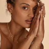 BY CHARLOTTE - Dancing in Starlight Hoops | Gold