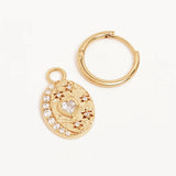 BY CHARLOTTE - Love You To The Moon and Back Hoops
