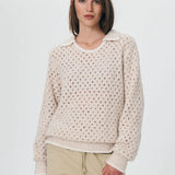 ROWIE - Chanti Boucle Knit Jumper - Sand