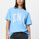 ENA PELLY - Jessie Oversized Tee Collegiate - Cornflower Blue