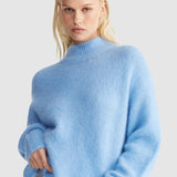 ENA PELLY - Nicola Mohair Knit - Cornflower Blue